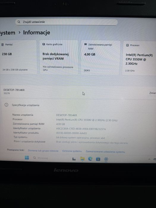 Laptop Lenovo B5400