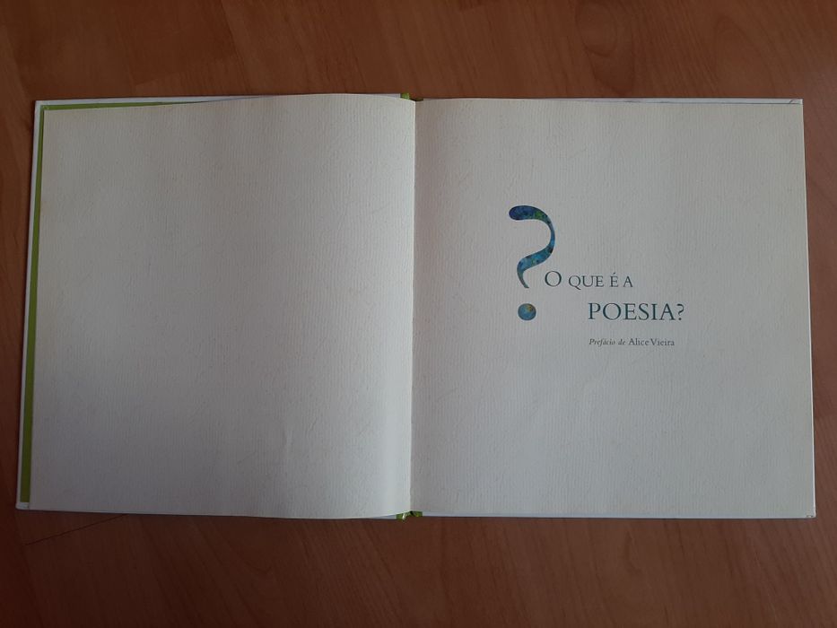Livro "O meu primeiro álbum de poesia" de Alice Vieira; Ilustração: Da