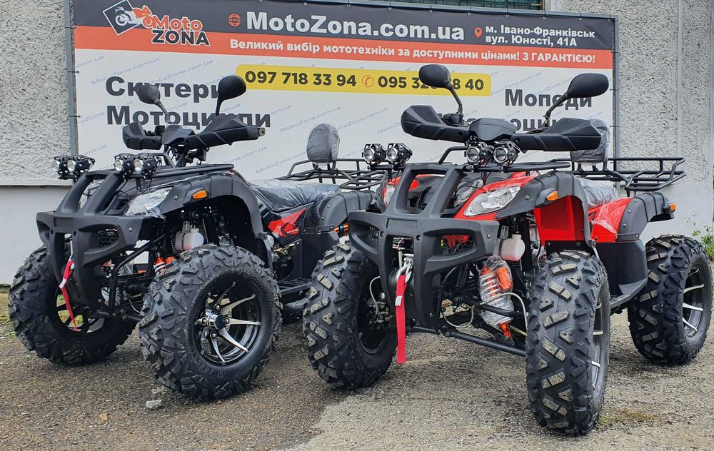 Квадроцикл Hummer 250cc TRX 2025 Black на Кардані! +Лебідка +Доставка!