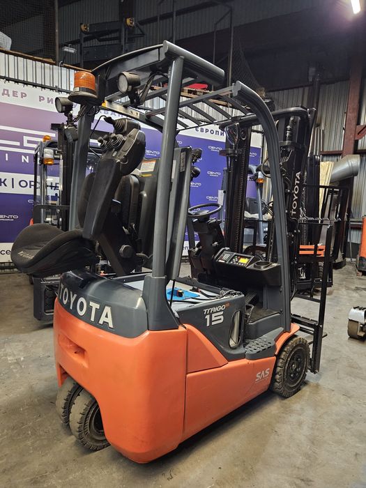 Навантажувач Toyota 1,5 т з Li-ion АКБ. Вилочный электропогрузчик