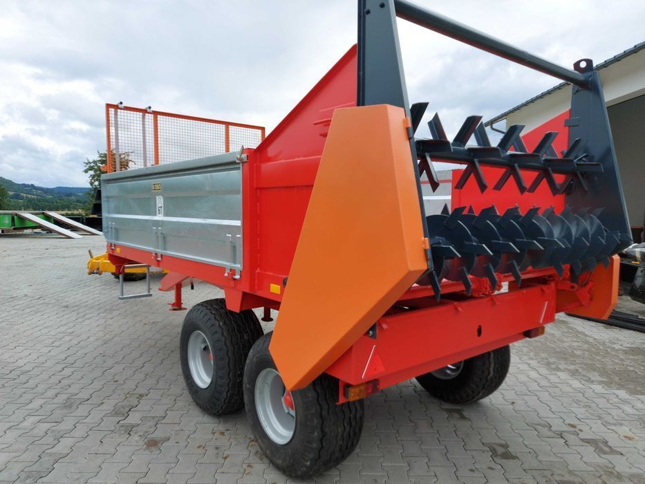 Rozrzutnik ROLTRANS, ładowność 6 t poziome wałki