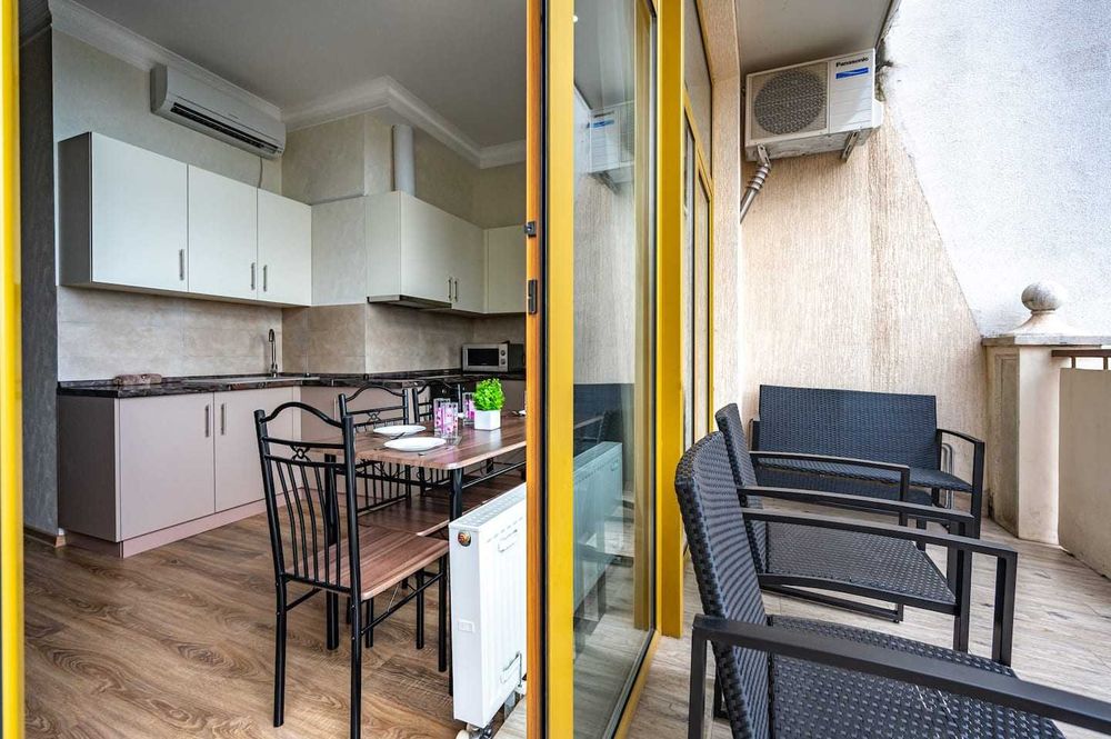 Аренда квартиры посуточно/долгосрочно в Аркадии джакузи/ террасой/1013