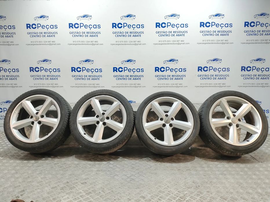 Conjunto de jantes 18 originais Audi A4 B8 S-Line 8J ET47 5x112