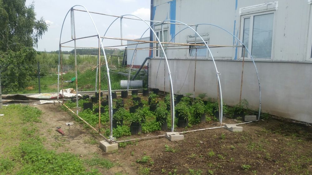 Konstrukcja stalowa namiot magazyn garaż hala folia ogrodnicza 12mb