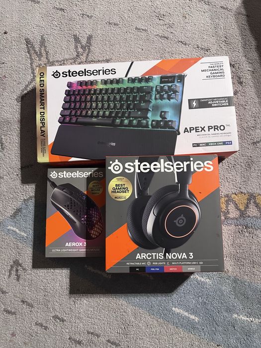 Zestaw gamingowy sterlseries ,opis