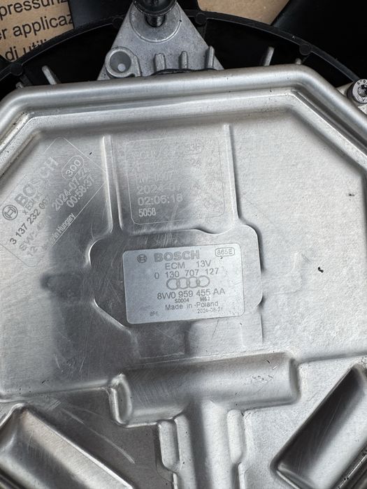 Вентилятор охолодження audi 8WO 959 455 AA