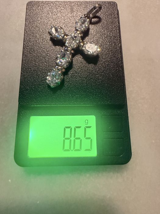 Crucifico em prata-peso 8,65gr