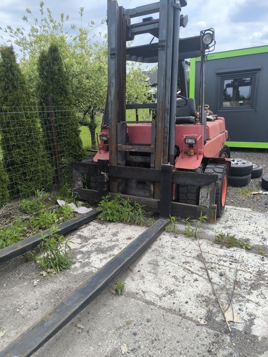 Linde H80 wózek widłowy, nowe długie widły