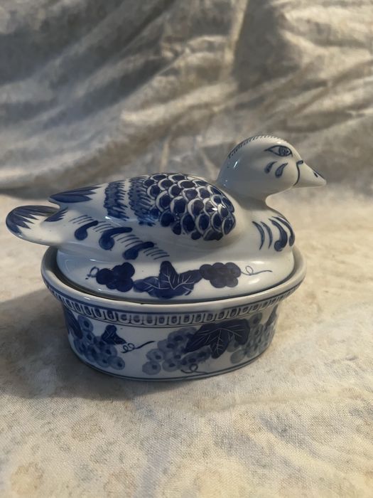 Kaczka maselniczka ceramiczna