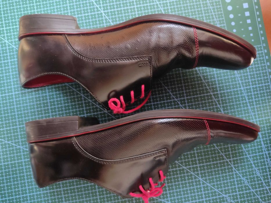 Buty skurzane nr 40 oxfordy