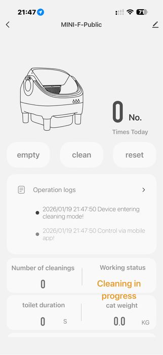 Caixa de areia automatica Nova