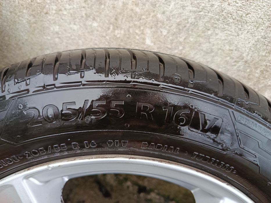 Conjunto Jantes16" BORBET +pneus 205/55r16