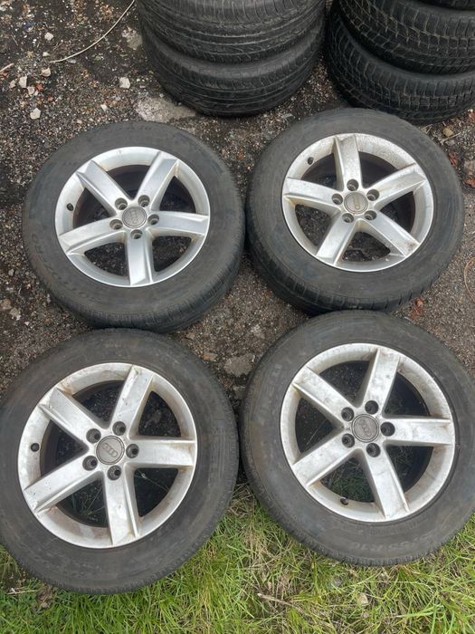 Диски R16 5x112 Audi ET46 Гума 225/55/R16 Pirelli 5mm (Зима)