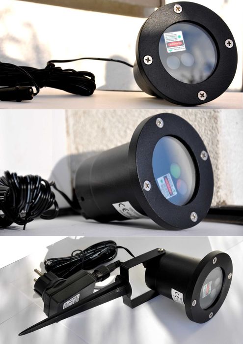 Projektor Laserowy RG Wzory Świąteczny Star Shower Ogrodowy na Prezent