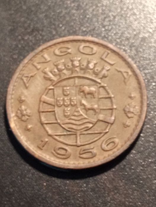 1 escudo	- Angola	1956 - Bronze - Soberba