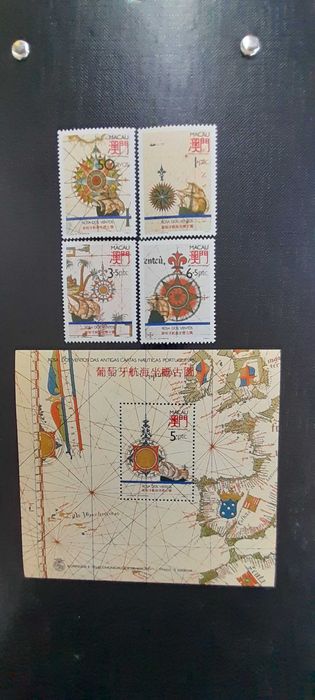 Rosa dos Ventos das Antigas Cartas Náuticas Portuguesas