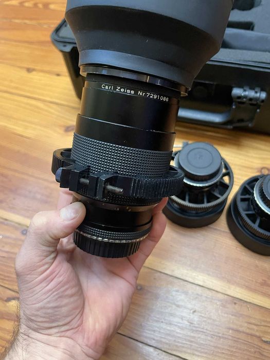 Carl Zeiss Contax C/Y – кіно-сет 5 об'єктивів, EF + Sony E, фільтри