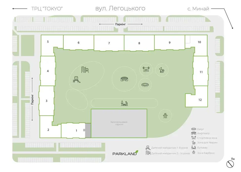 3-кімнатна квартира з ремонтом | PARKLAND | Ужгород, PL 1.11