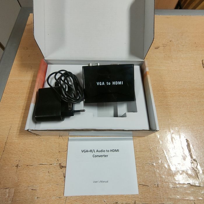 VGA+R/L Audio to HDMI Conversor