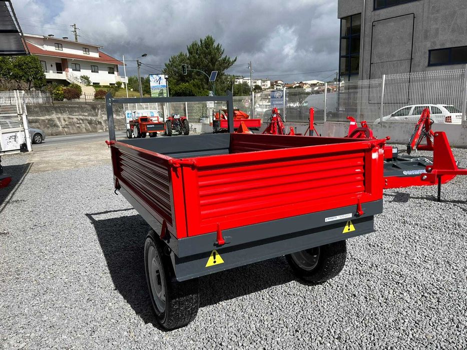 Reboque/Atrelado para mini trator hidráulico NOVO