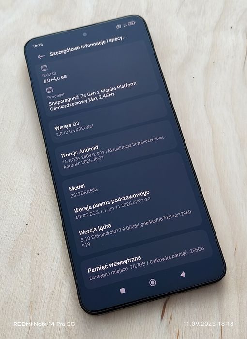 Xiaomi Redmi Note 13 Pro 5G pamięć RAM 12 GB / 256 GB aparat 200 Mpix
