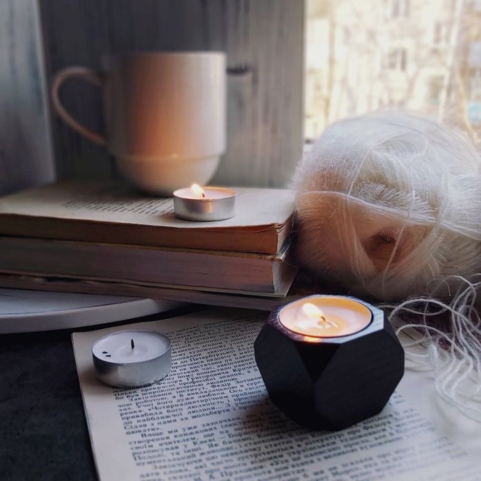 Деревянные подсвечники ручной работы