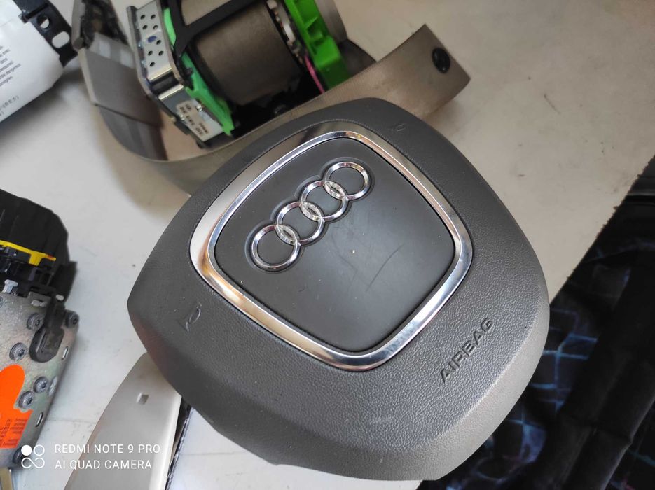Audi a4 b8 A5 poduszka siwa pasy siwe pasy bezpieczeństwa oryginał