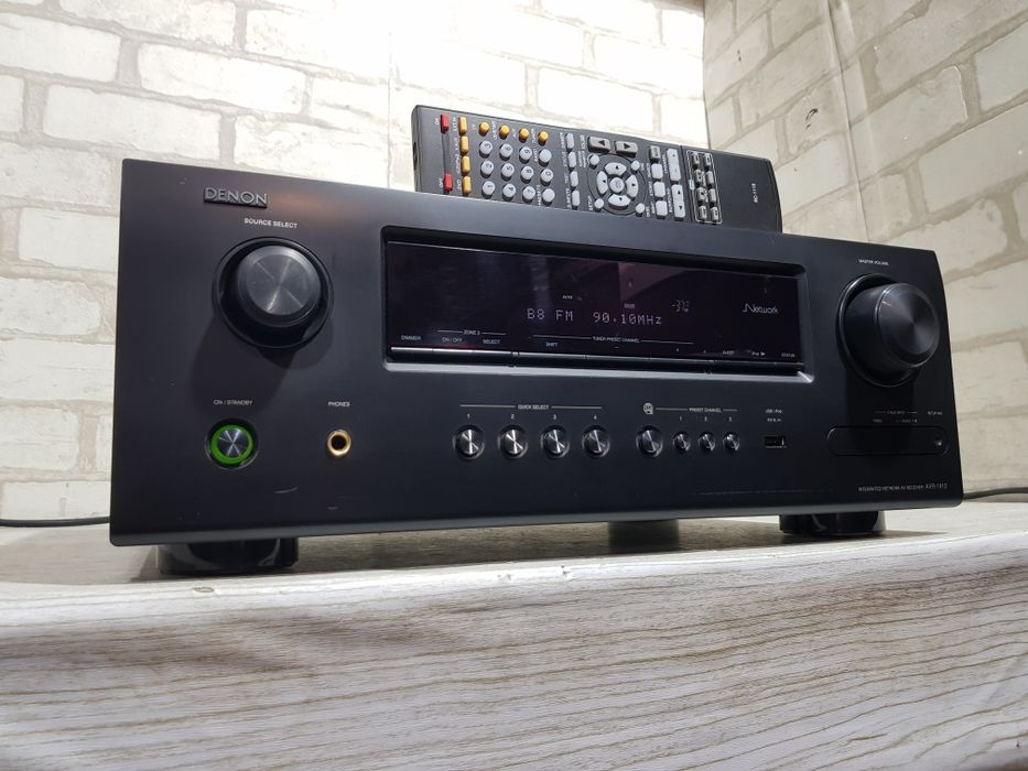 7.1 AV ресивер DENON AVR-1912+1,*7x125 Вт, HDMI, USB, 3D,б/у з