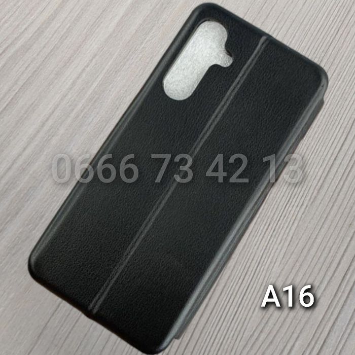 Чехол книжка на Samsung A06 A16 4G 5G чохол книжка на магніті шкіряний