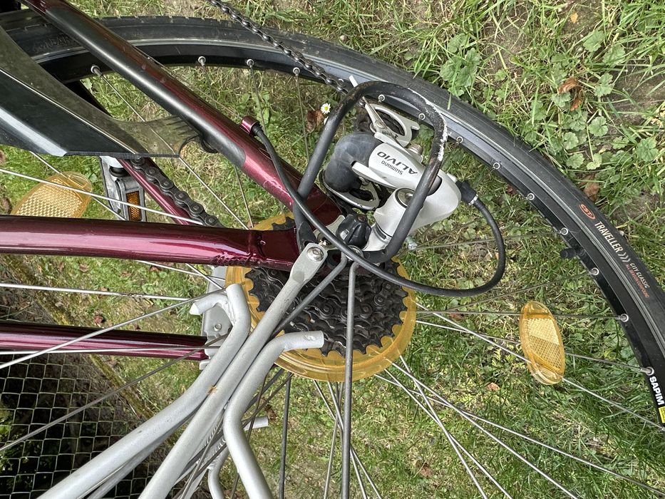 Unibike Voyager damski bordowy