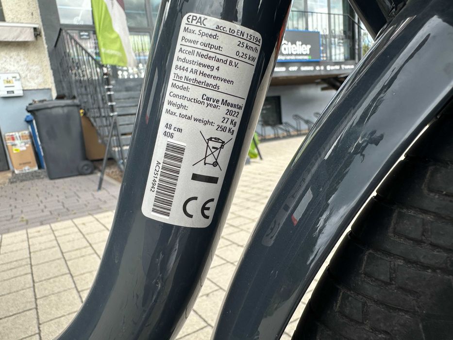 Rower elektryczny z przyczepką przednią RYKSZA cargo riksza