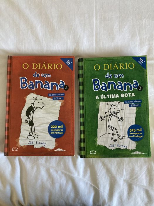 “ Diario de um Banana” 2 livros “NOVOS”