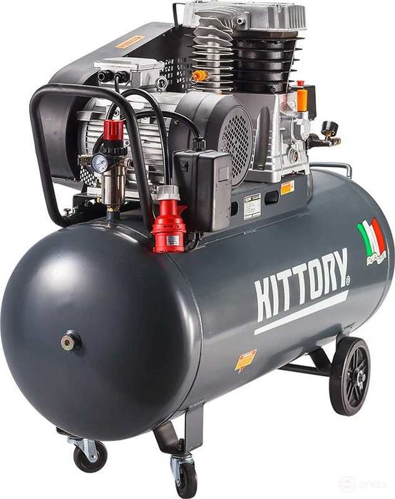 Компресор ремінний Kittory 100л 2.5кВт 10 бар 300 л/хв компрессор IT