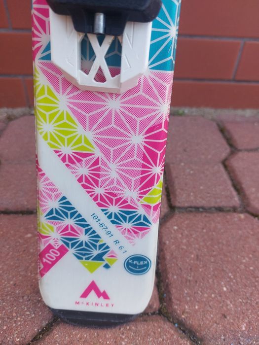 Narty McKinley 100cm +wiazania