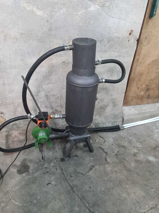 Piec na olej z płaszczem wodnym