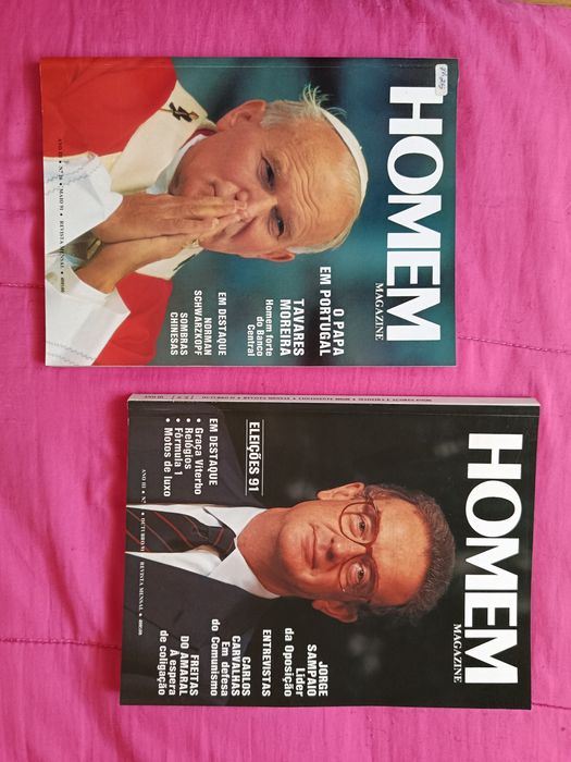 Revistas " HOMEM Magazine " e " Em VOGA "