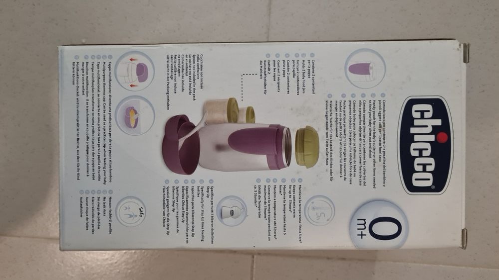 Termo chicco como novo