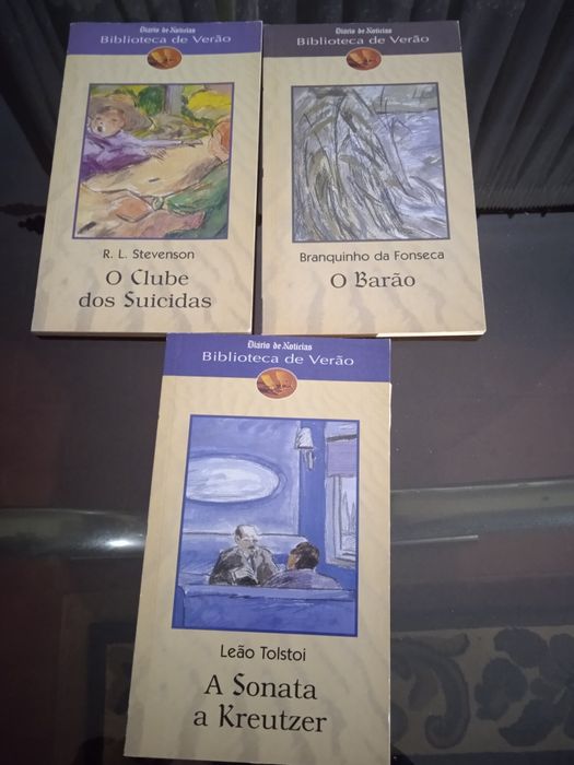 Coleção de 7 livros da "Biblioteca de Verão" do D.N.