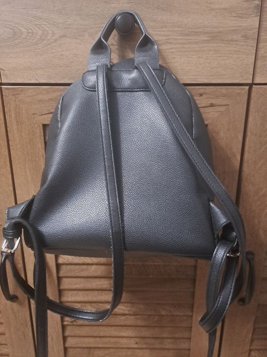 Plecak z ekoskóry, czarny, Mohito