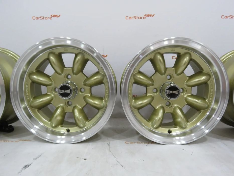 Jantes Ultralite 13x6 ET10 4x101.6 Douradas + Aba Polida