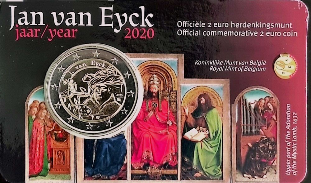 Bélgica – 2€ – Jan van Eyck