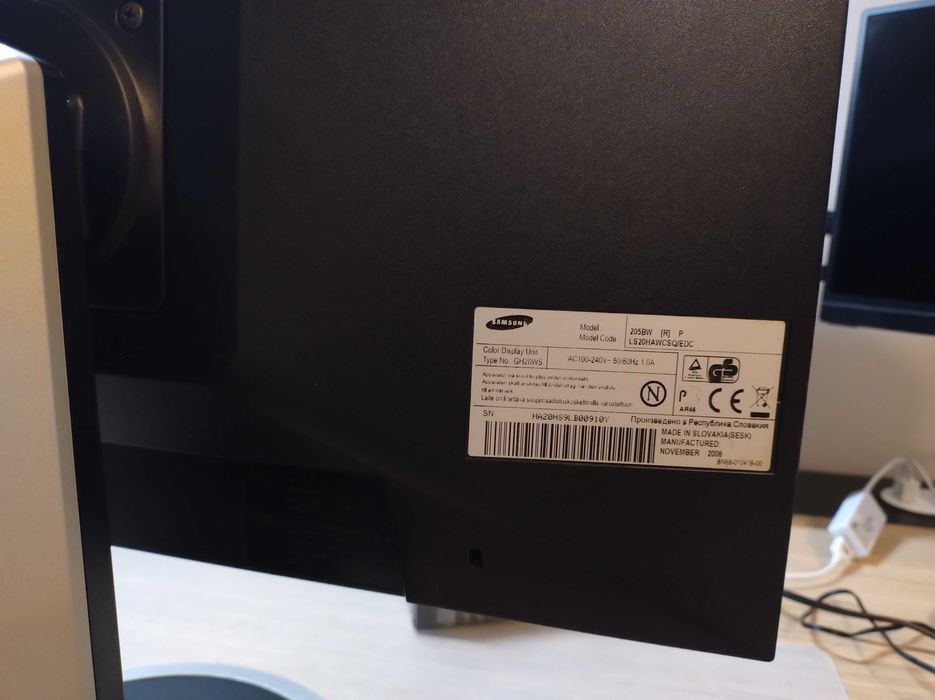 monitor samsung SyncMaster 205BW 20 cali