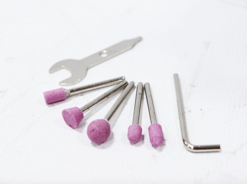 Точильно-гравіювальний верстат 300 Вт + гнучкий вал LEX LXBG 75-3