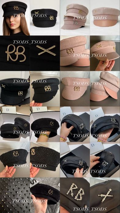 Руслан Багінський кепка RB берет Чорний кепі Ruslan Baginskiy картуз С