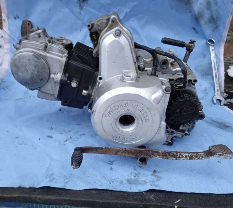 Двигатель на мопед Альфа , Актив , Дельта , Мусстанг  110 кубов