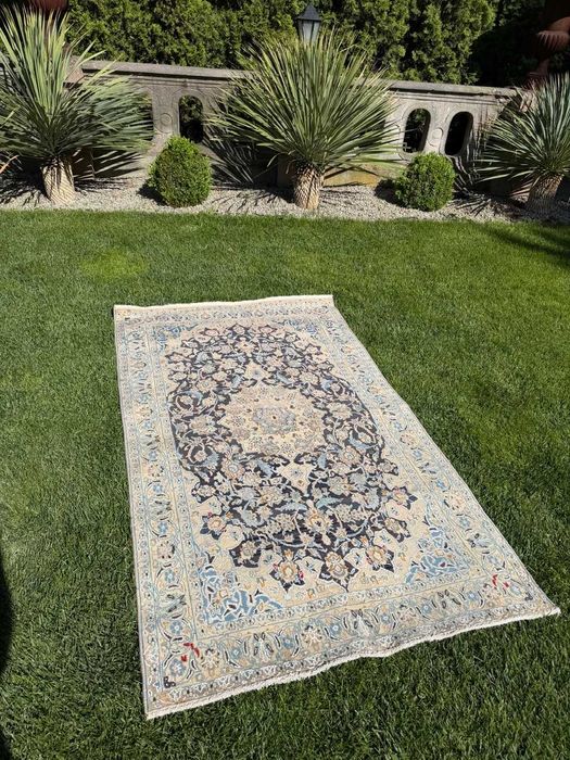 Dywan Perski Kaszmirowy + Jedwab Iran Nain 200x120 sklep 11 tyś NAJTANIEJ