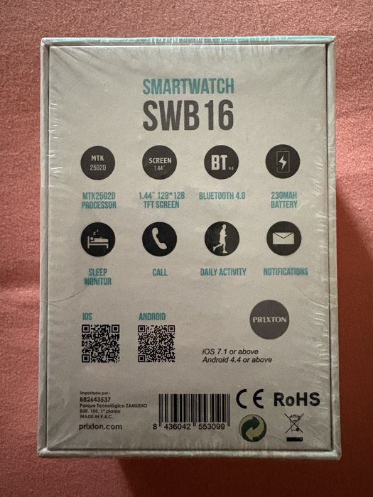 Smartwatch Prixton SWB16