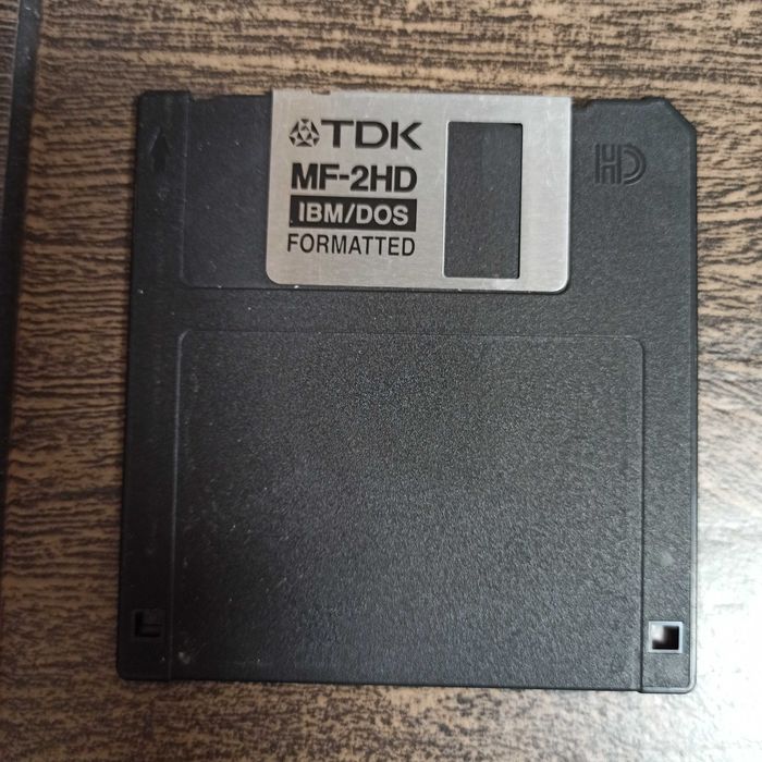Дискета TDK MF-2HD Formatted made in USA магнитная компьютерная