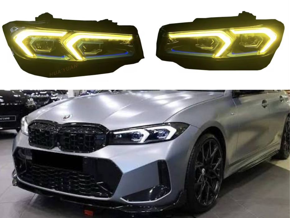Фары G20 BMW 3 G20 G21 рестайлинг для 2019-2022 фари фара ж20 бмв фары шадов лайн рест