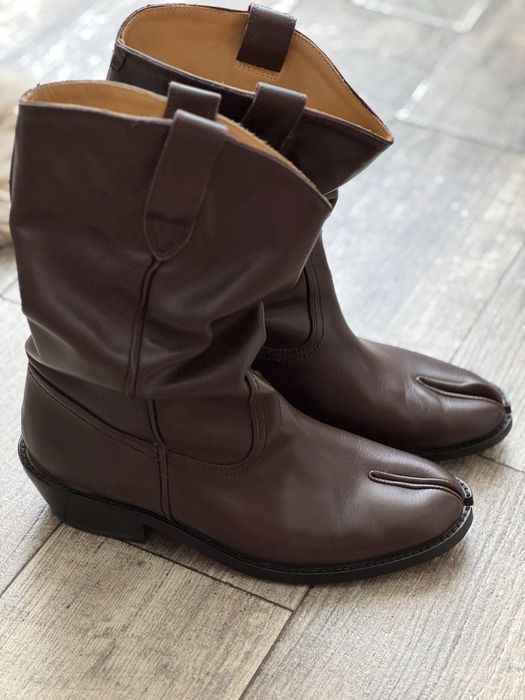 АКЦИЯ ! Maison Margiela кожаные казаки